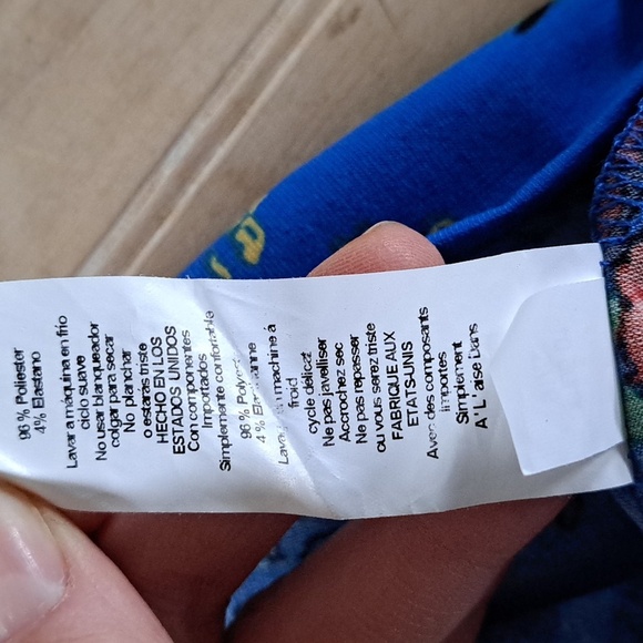 LulaRoe Debbie Floral Long Sleeve Colorful Dress Below Knee Modest Caual Dress - Picture 10 of 10